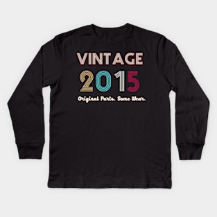 Vintage 2015 Original Parts. Some Ware Kids Long Sleeve T-Shirt